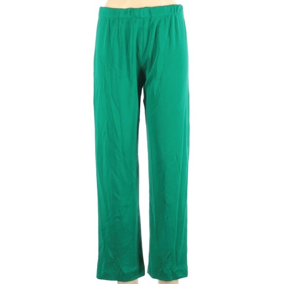 Misook Pants - Misook Green Pull On Straight Leg Casual Pants L